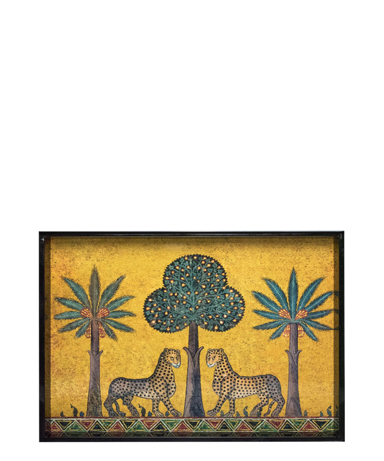 Ortigia Vassoio Zagara Medium Laccato Artigianale 30.5×22.5 cm