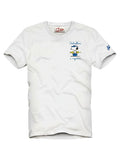T-Shirt Portofino Uomo MC2 Saint Barth con Ricamo Snoopy