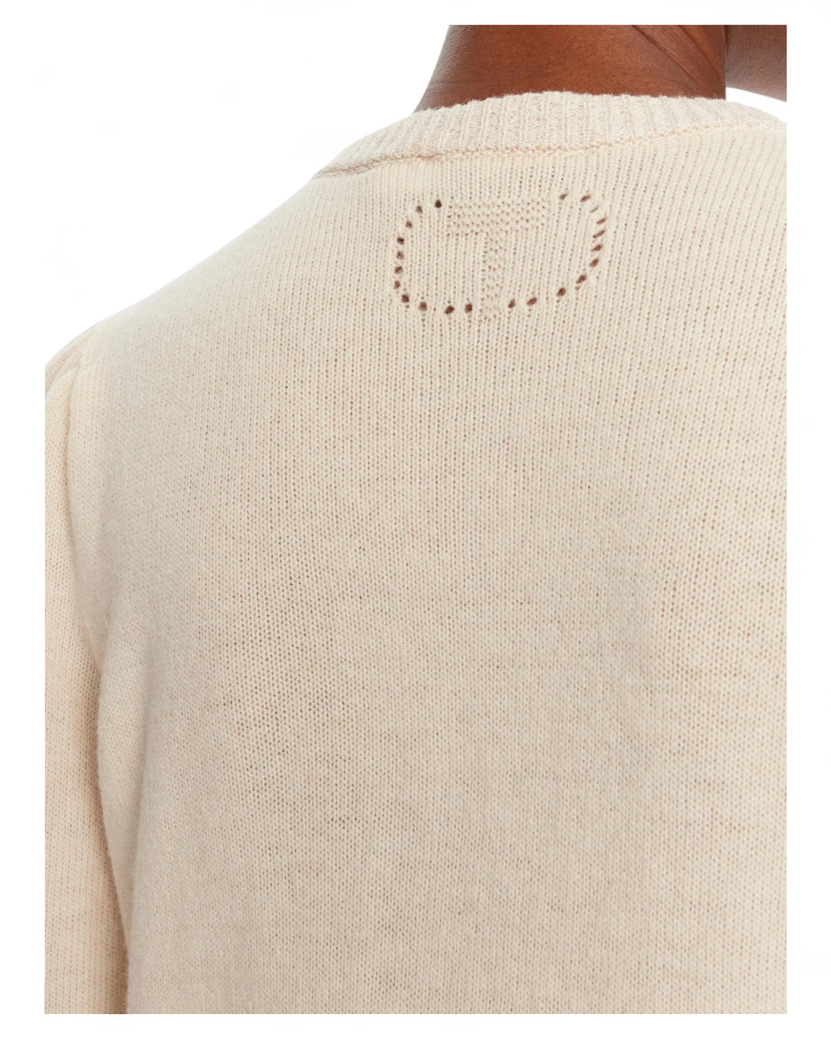 Cardigan Beige in Lana e Cashmere-Twinset-Maglieria-Vittorio Citro Boutique
