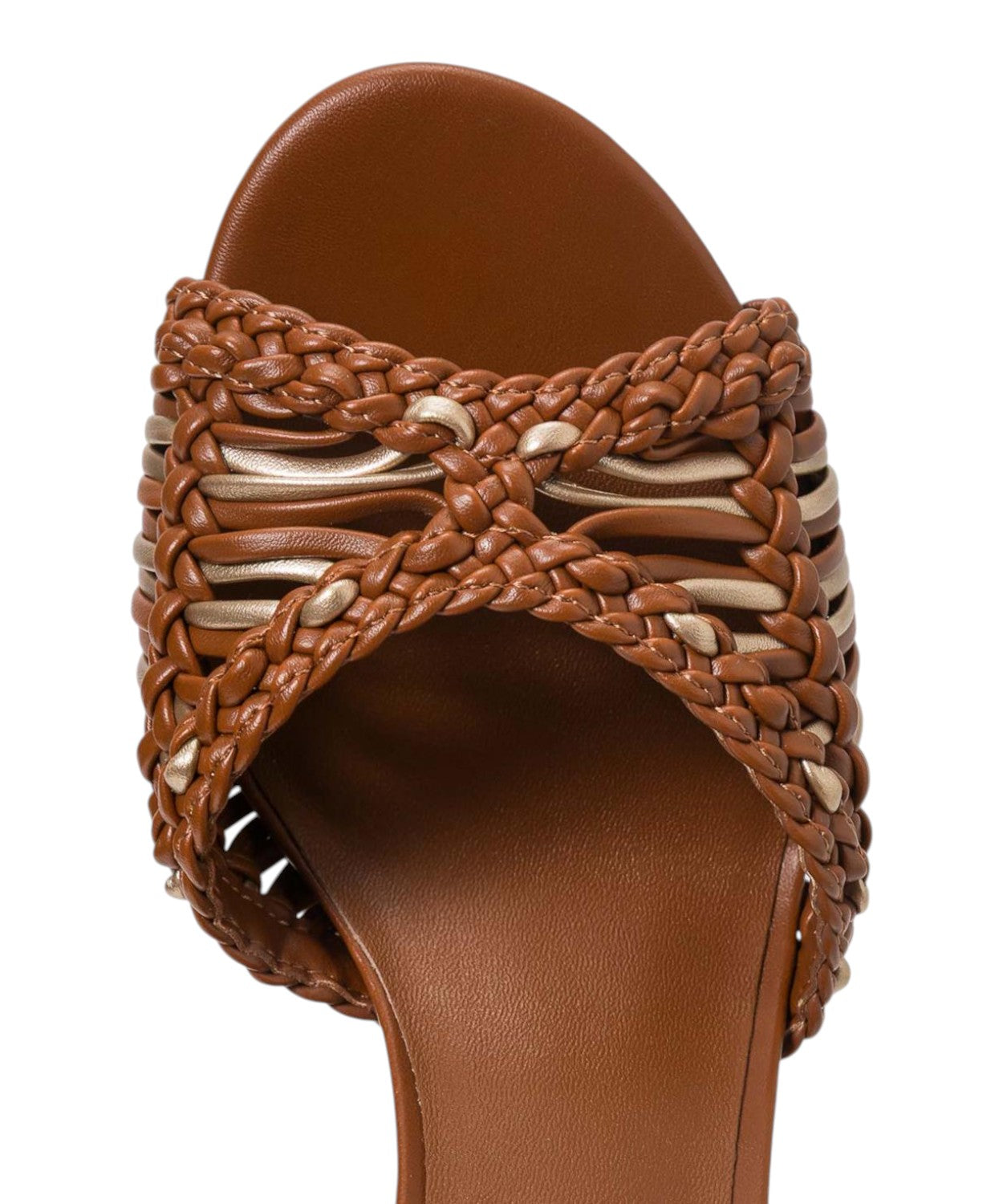 Sandales à talon femme Twinset avec tressage