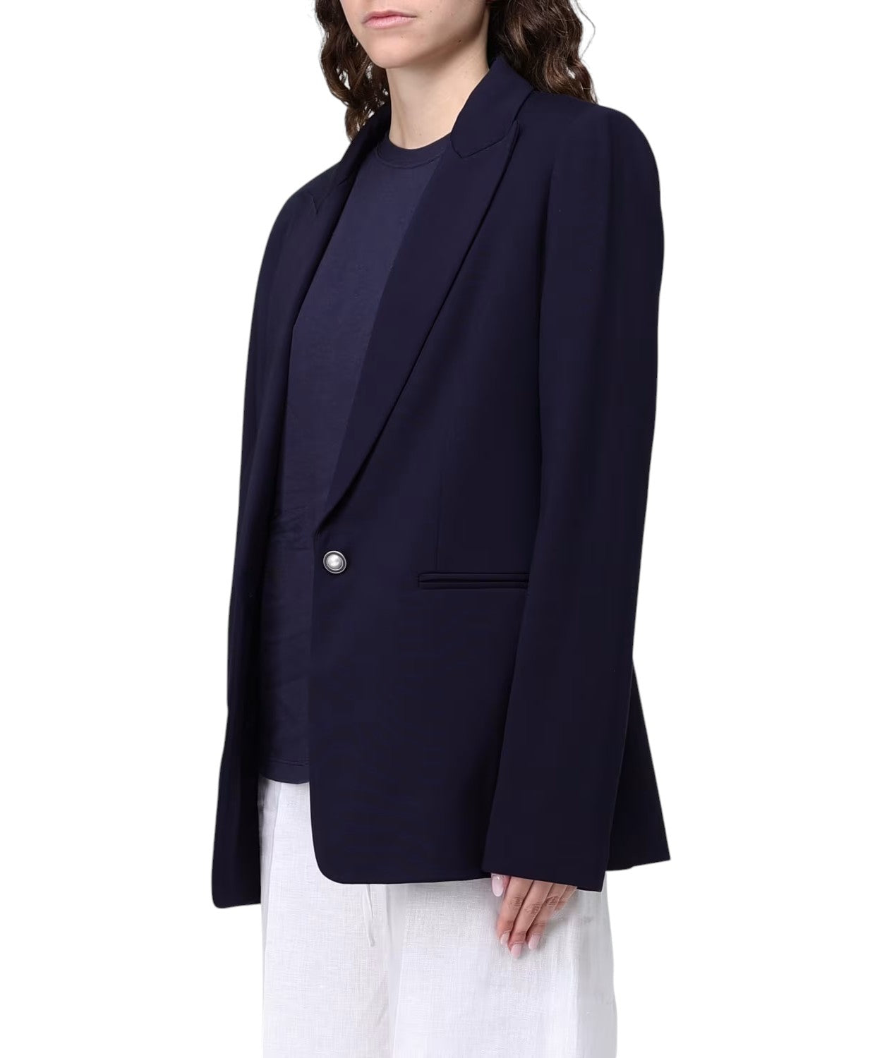 Blazer Twinset en mélange de viscose oversize