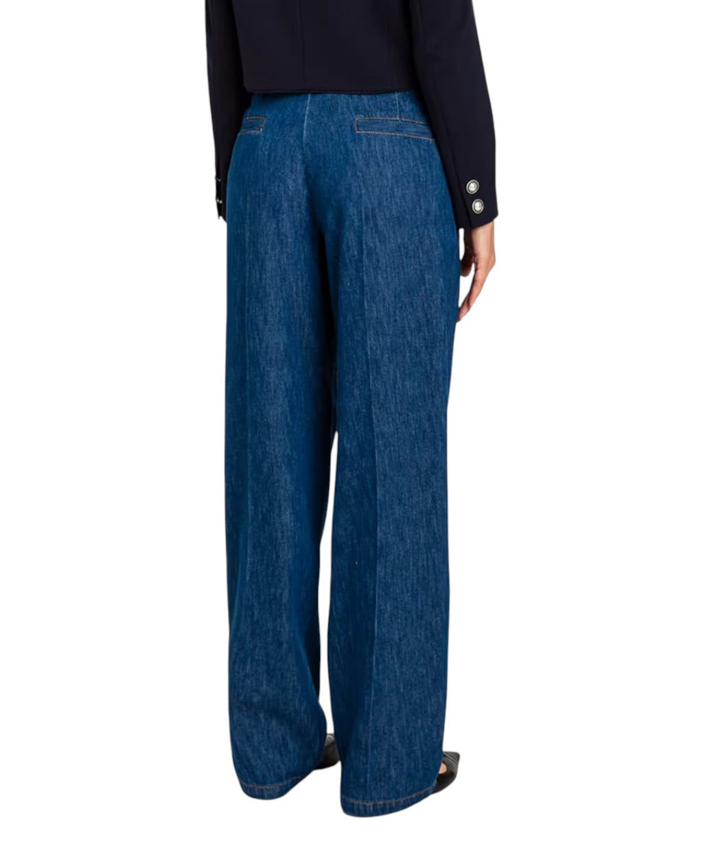 Twinset Jeans large en denim de coton