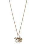 Collier en or ancien avec charm et perle