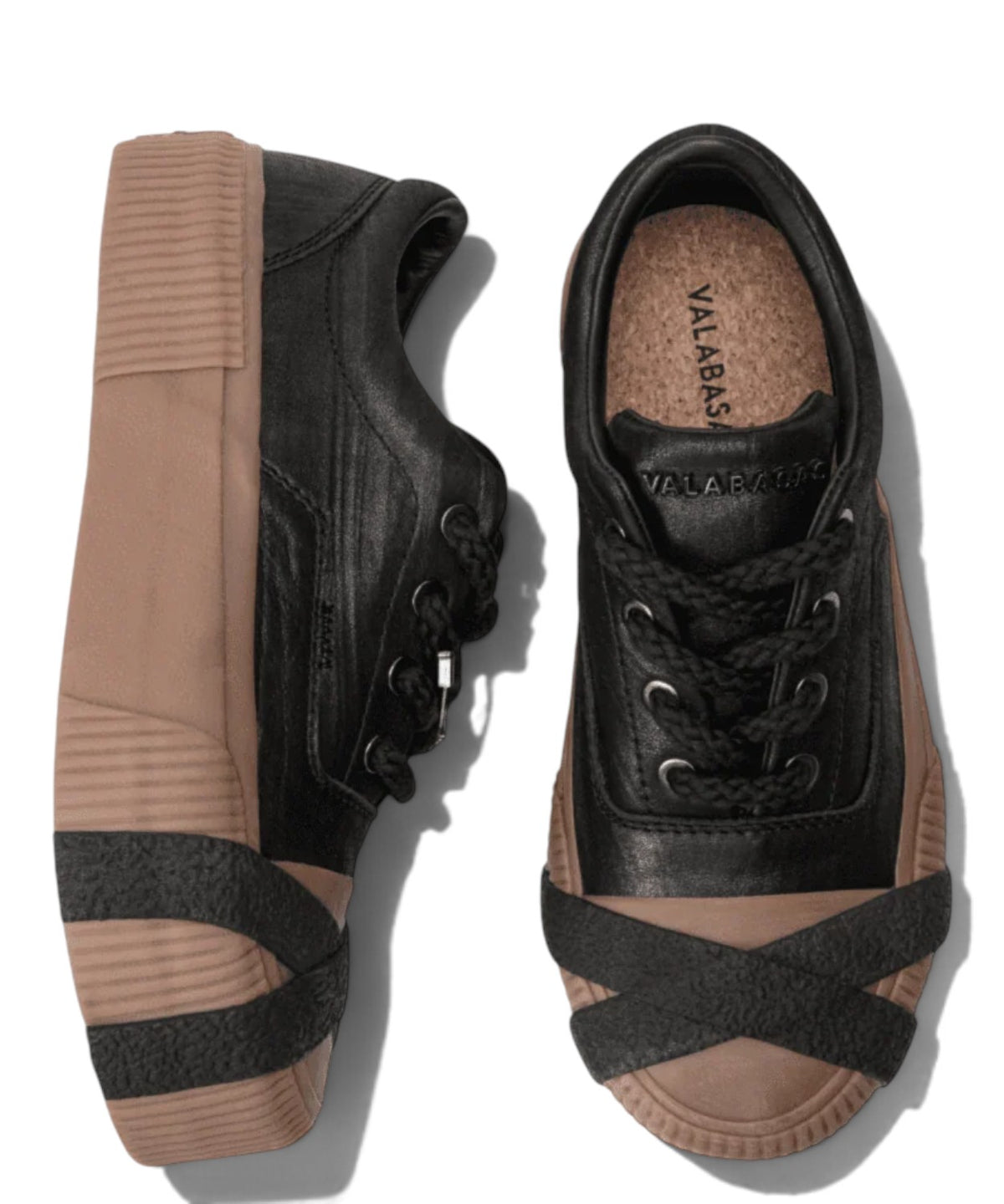 Baskets unisex VALABASAS Twisted Metal Black Gum en noir et gomme