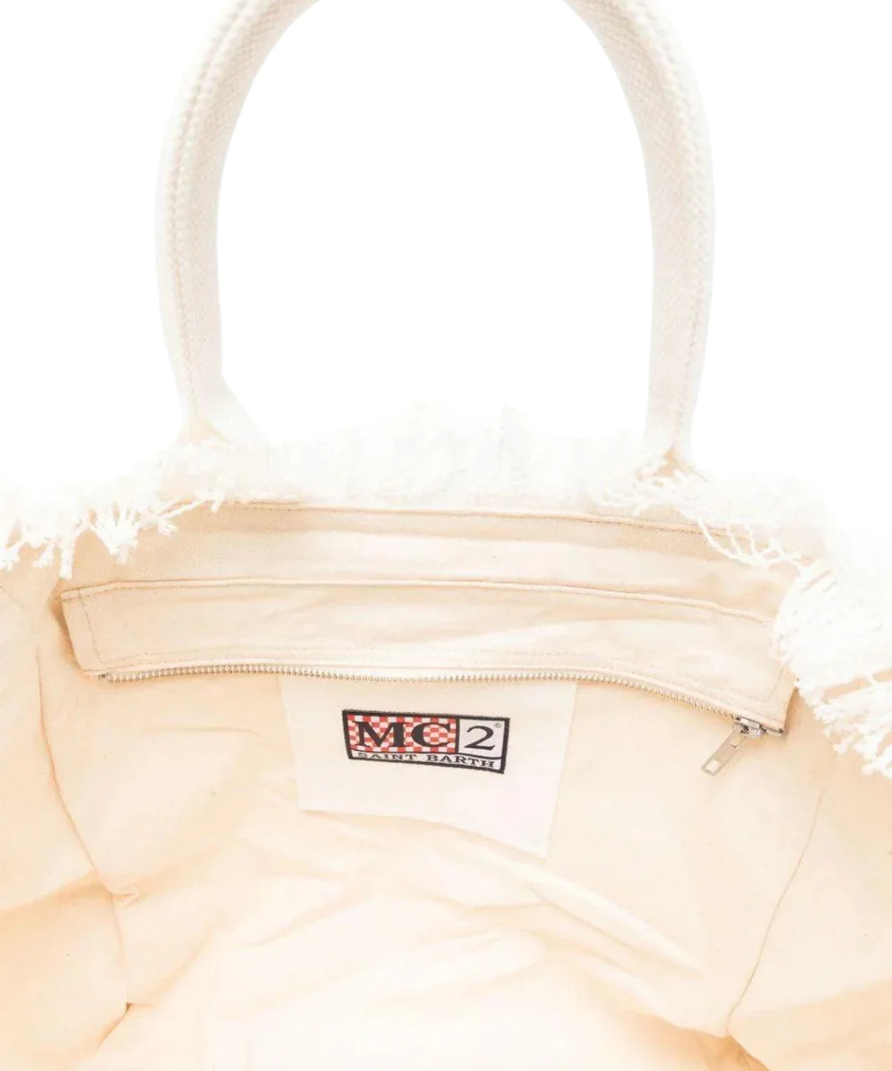 MC2 Saint Barth Vanity en toile avec logo strass