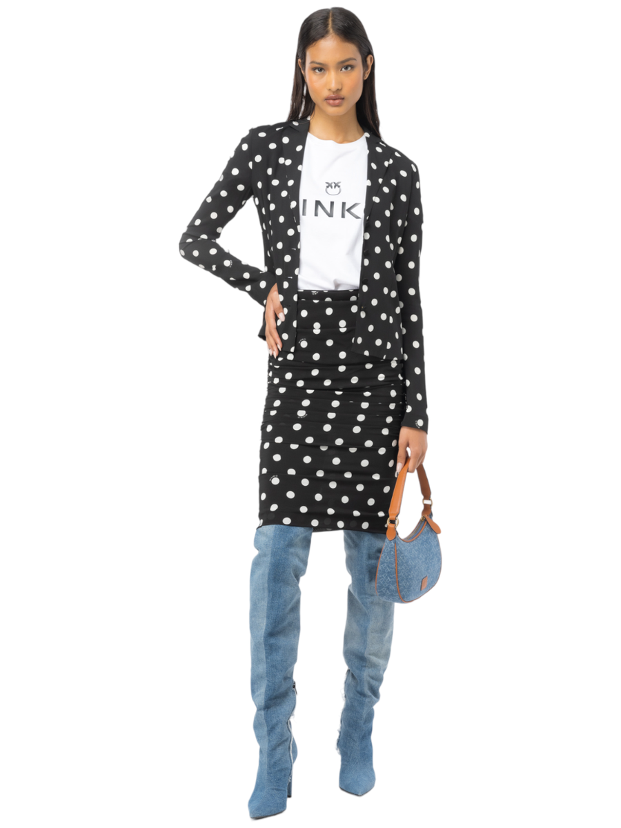 Flusso giacca aderente a pois-Pinko-Giacche-Vittorio Citro Boutique