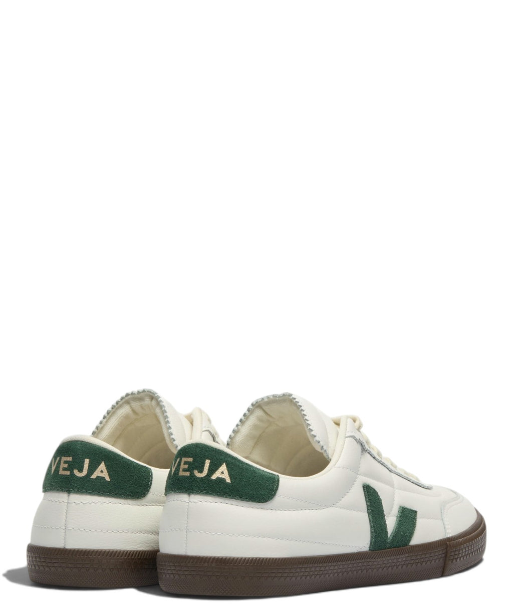 Sneaker VEJA Panenka in pelle bianca e verde Cyprus Eagle