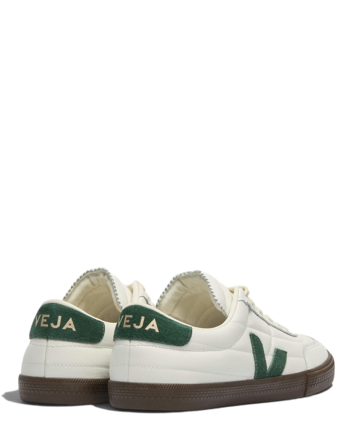 Sneaker VEJA Panenka in pelle bianca e verde Cyprus Eagle