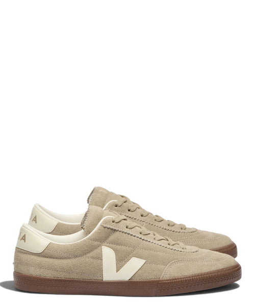 Baskets VEJA Panenka en daim taupe en daim