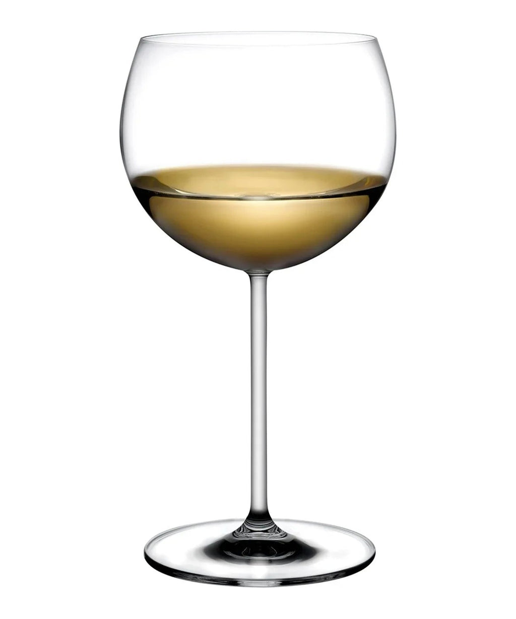 Set 2 calici da vino bianco Vintage Bourgogne NUDE in cristallo senza piombo