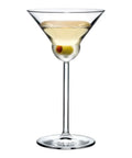 Set 2 bicchieri da Martini Vintage arrotondati NUDE in cristallo senza piombo