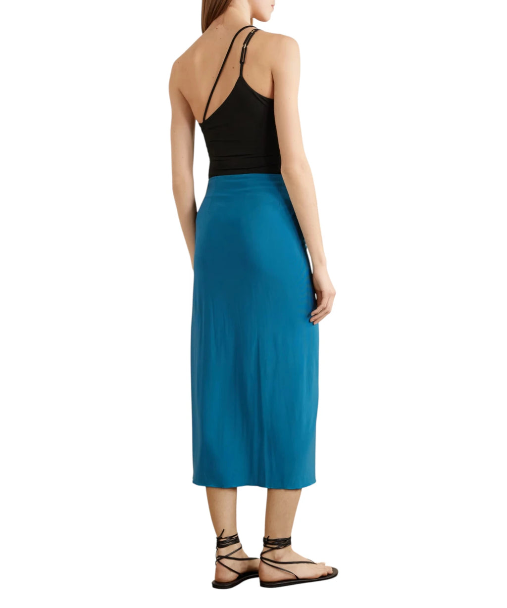 MAX MARA Jupe midi portefeuille en jersey de viscose