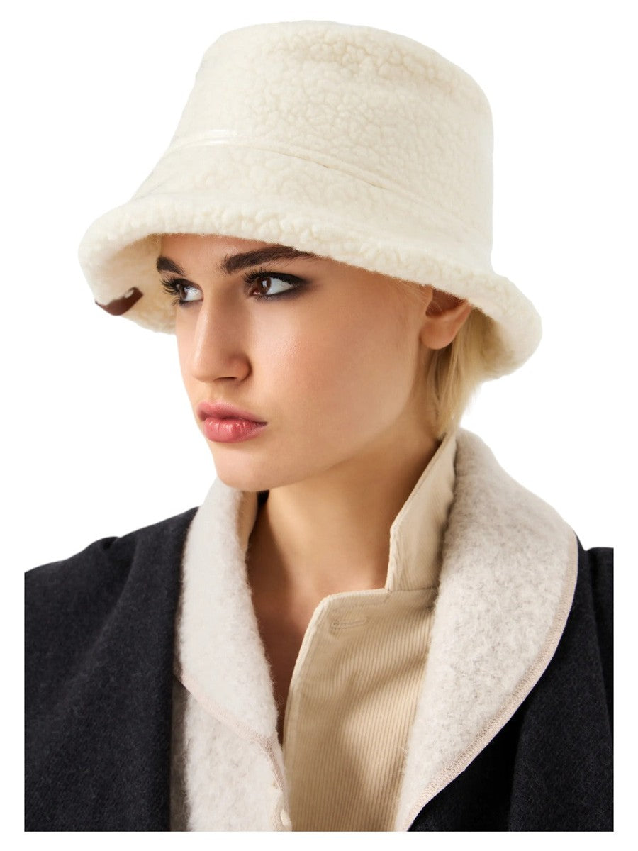 Cloche in pvc con interno teddy Capsule Chalet-Emporio Armani-Cappelli-Vittorio Citro Boutique