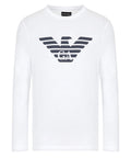 Maglia in jersey Pima con stampa logo-Emporio Armani-Maglieria-Vittorio Citro Boutique