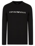 Maglia in jersey Pima con stampa logo-Emporio Armani-Maglieria-Vittorio Citro Boutique