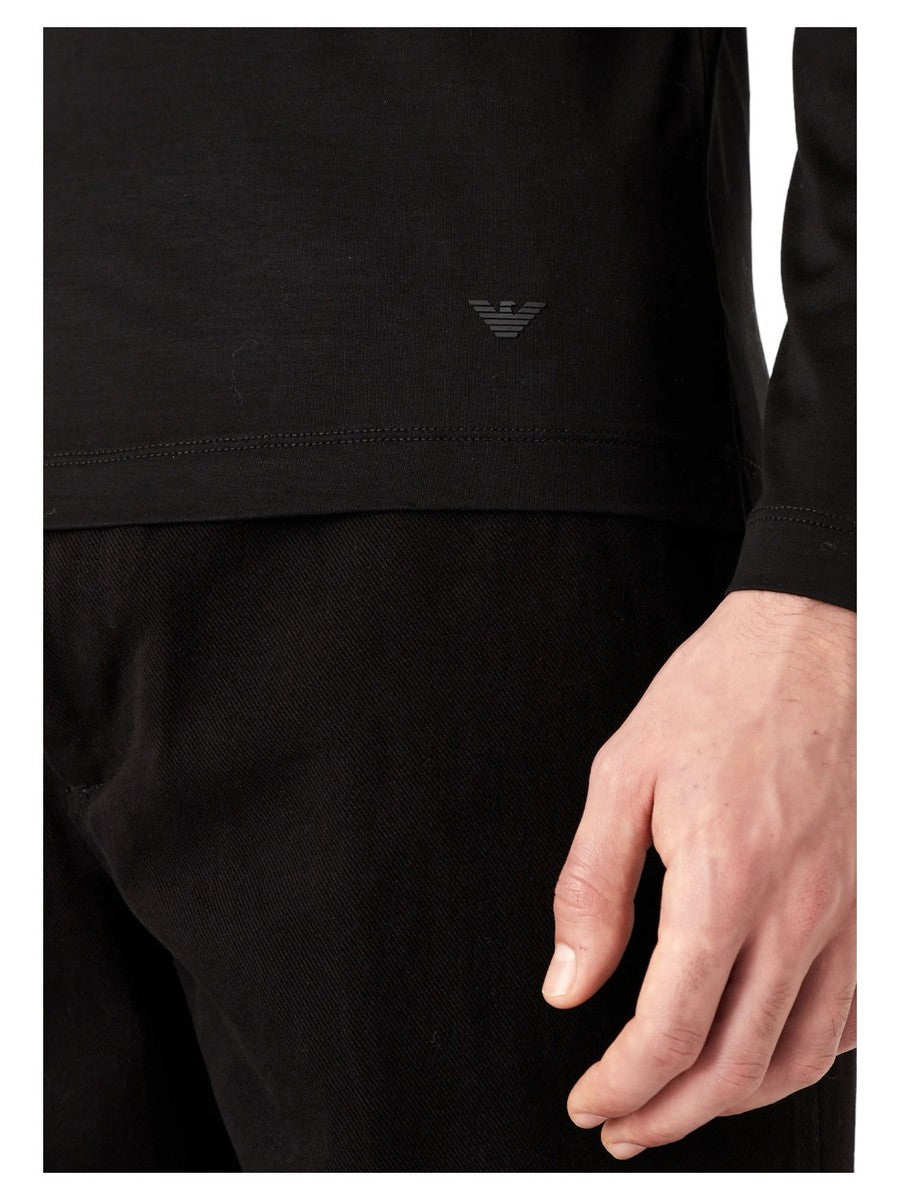 Maglia in jersey misto lyocell Armani Sustainability Values-Emporio Armani-Maglieria-Vittorio Citro Boutique