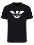 T-shirt in jersey Pima con stampa logo-T-shirt-Emporio Armani-Vittorio Citro Boutique