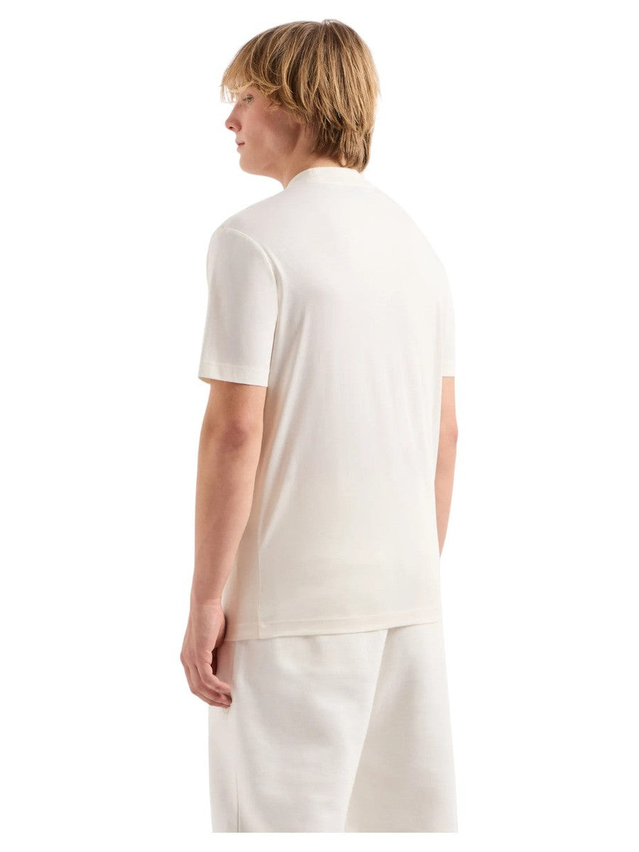 T-shirt in jersey Pima con ricamo logo-Emporio Armani-T-shirt-Vittorio Citro Boutique