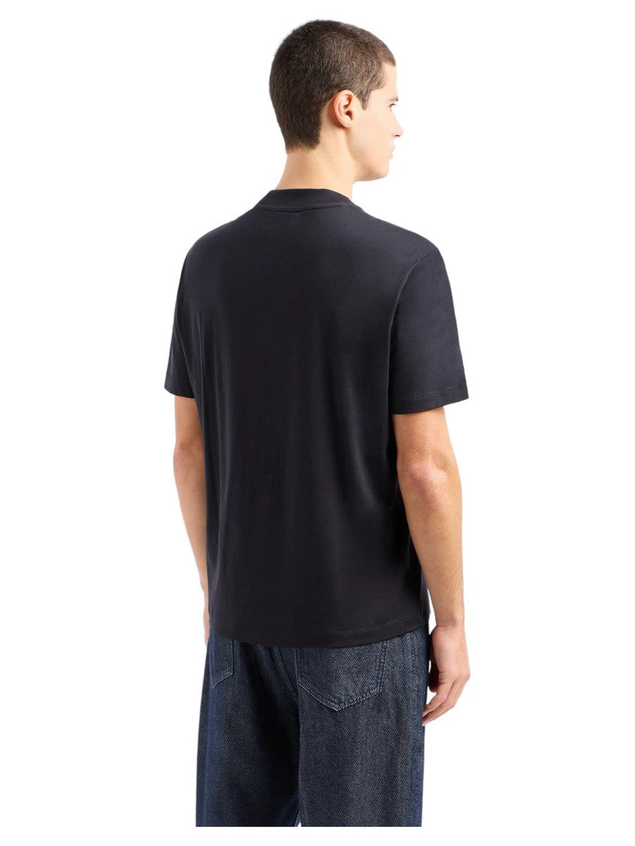 T-shirt in jersey Pima con ricamo logo-Emporio Armani-T-shirt-Vittorio Citro Boutique