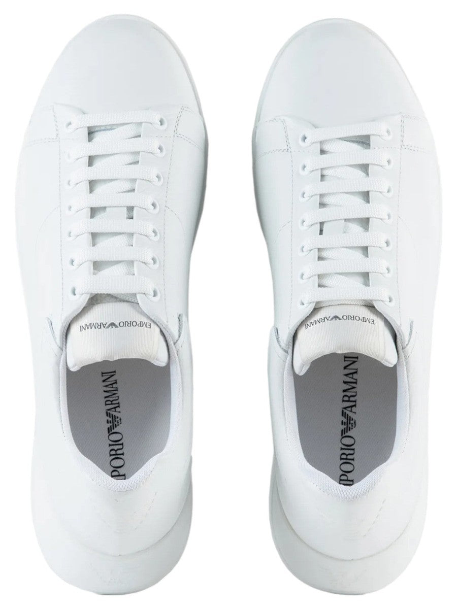 Sneakers Asimmetriche in Pelle Bottalata con Maxi Suola-Emporio Armani-Sneakers-Vittorio Citro Boutique