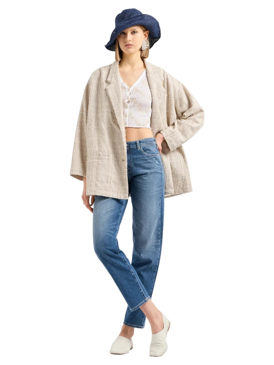 Jeans J90 a Vita Media e Taglio Relaxed-Emporio Armani-Jeans-Vittorio Citro Boutique