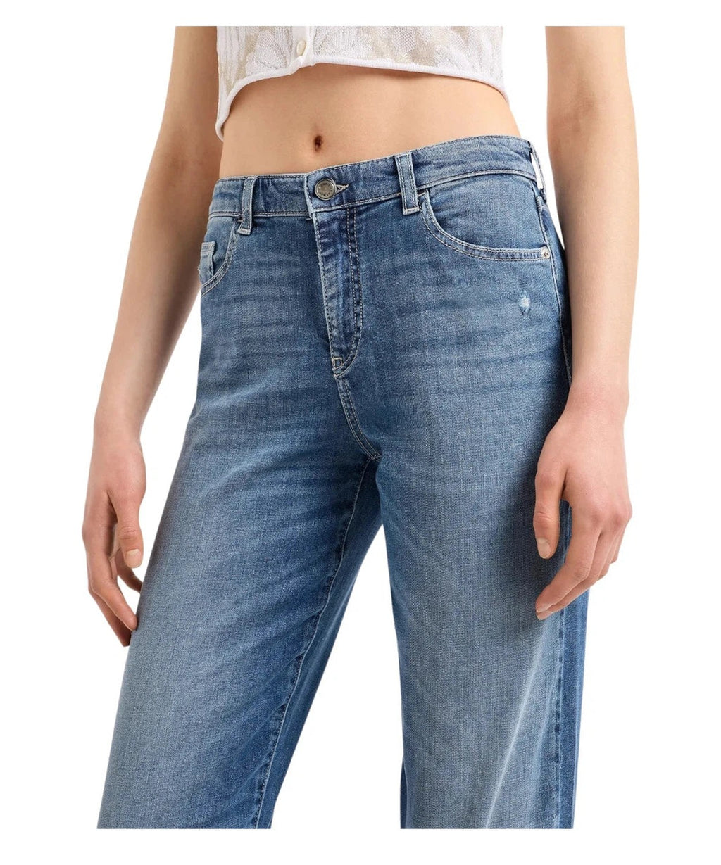 Jeans J90 a Vita Media e Taglio Relaxed-Emporio Armani-Jeans-Vittorio Citro Boutique