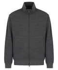 Cardigan full zip in jersey misto lana vergine Travel Essential-Emporio Armani-Maglieria-Vittorio Citro Boutique