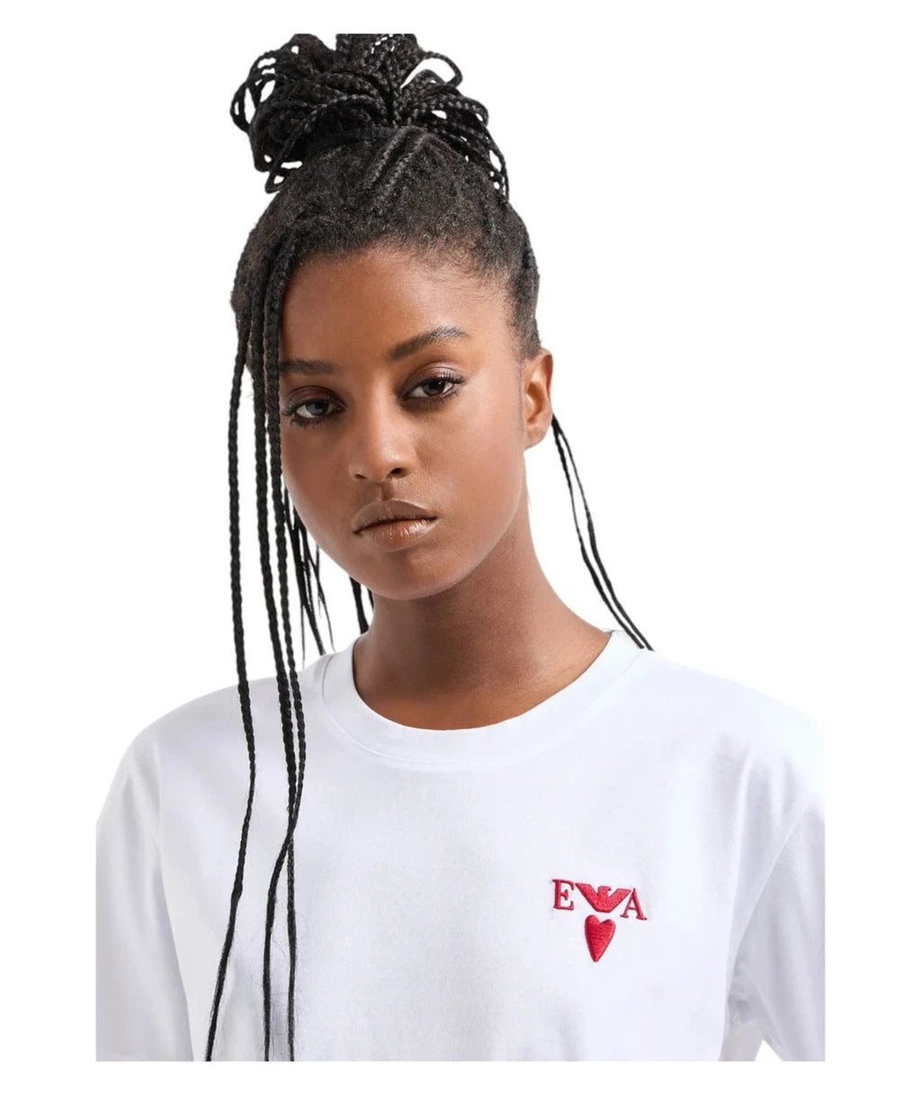 T-shirt in jersey mercerizzato Capsule San Valentino-Emporio Armani-T-shirt-Vittorio Citro Boutique