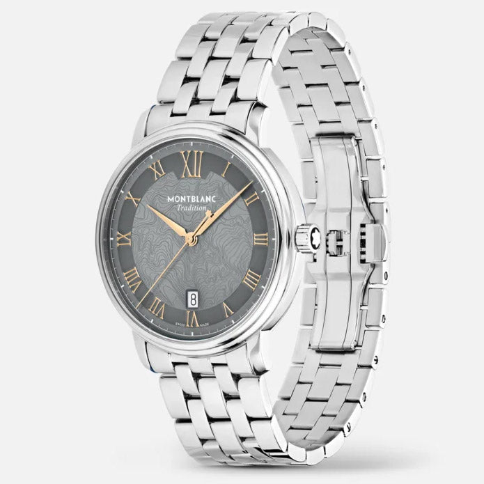Orologio Montblanc Tradition Automatic Date 40 mm grigio