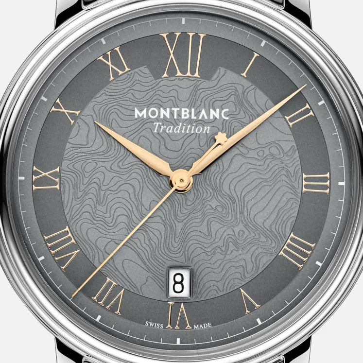 Orologio Montblanc Tradition Automatic Date 40 mm grigio