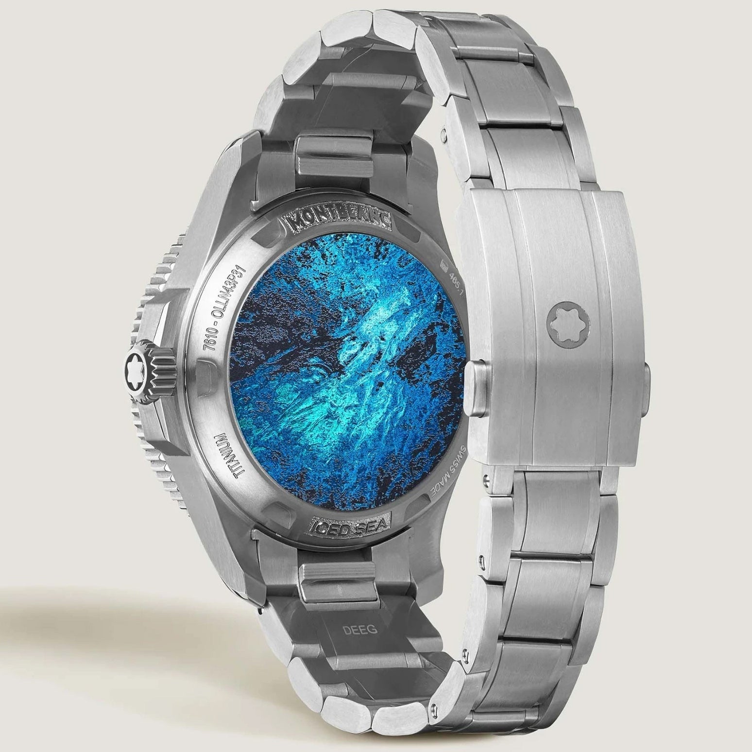 Montblanc orologio Iced Sea automatico titanio 43mm