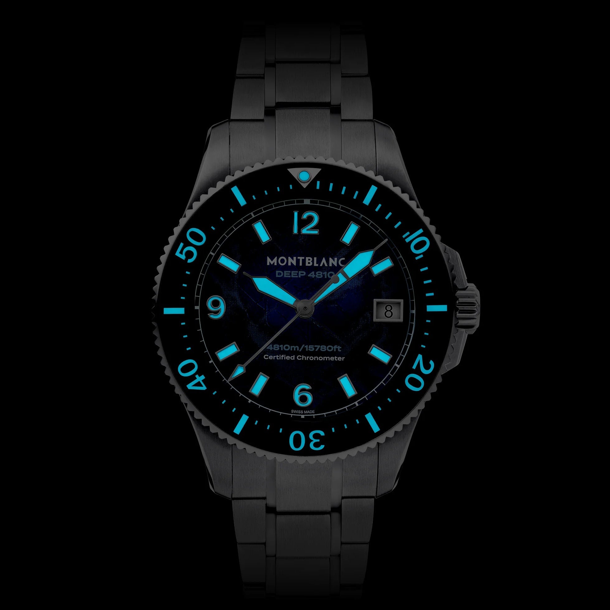 Montblanc orologio Iced Sea automatico titanio 43mm