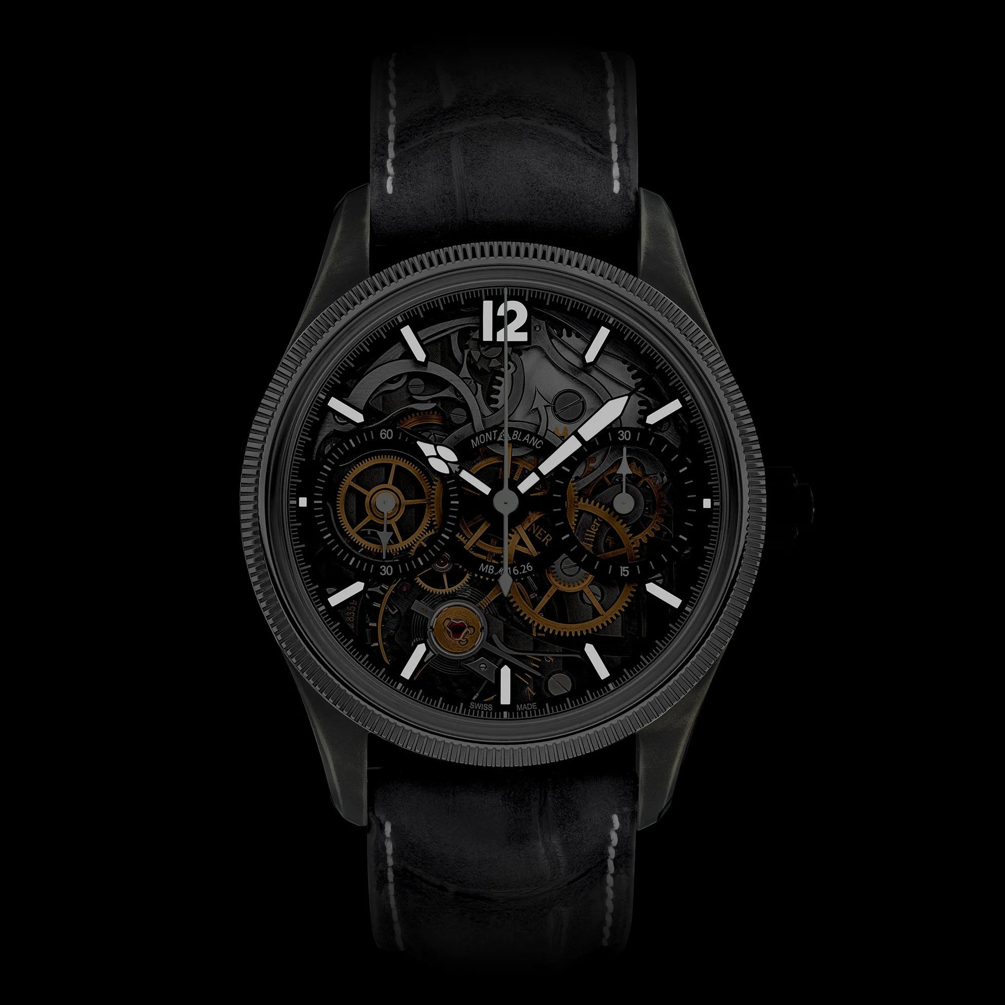 Montblanc orologio 1858 monopusher cronografo limitato 43mm