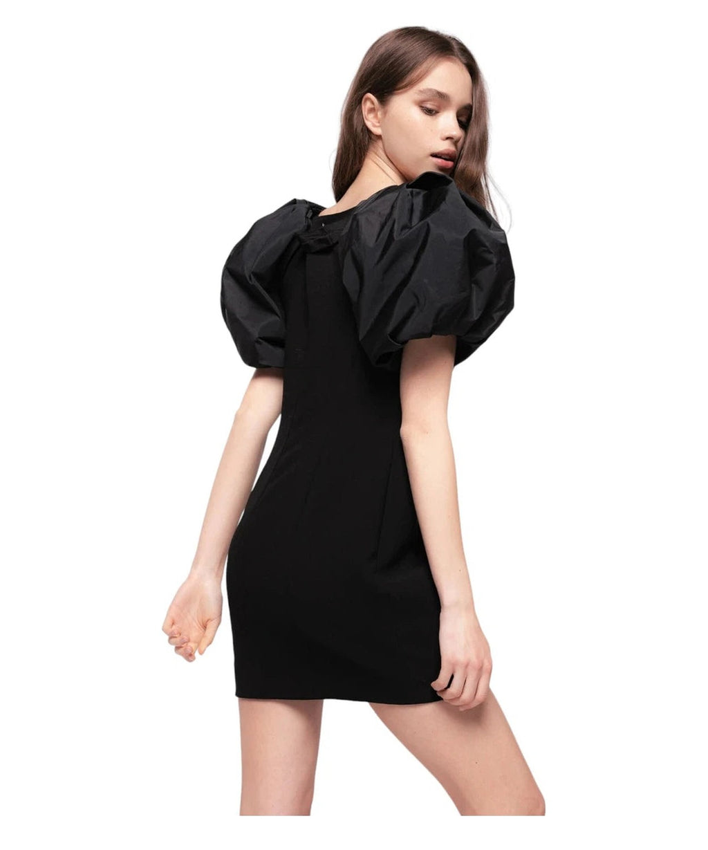 Mini Abito Nespola con maniche a sbuffo-Pinko-Abiti-Vittorio Citro Boutique