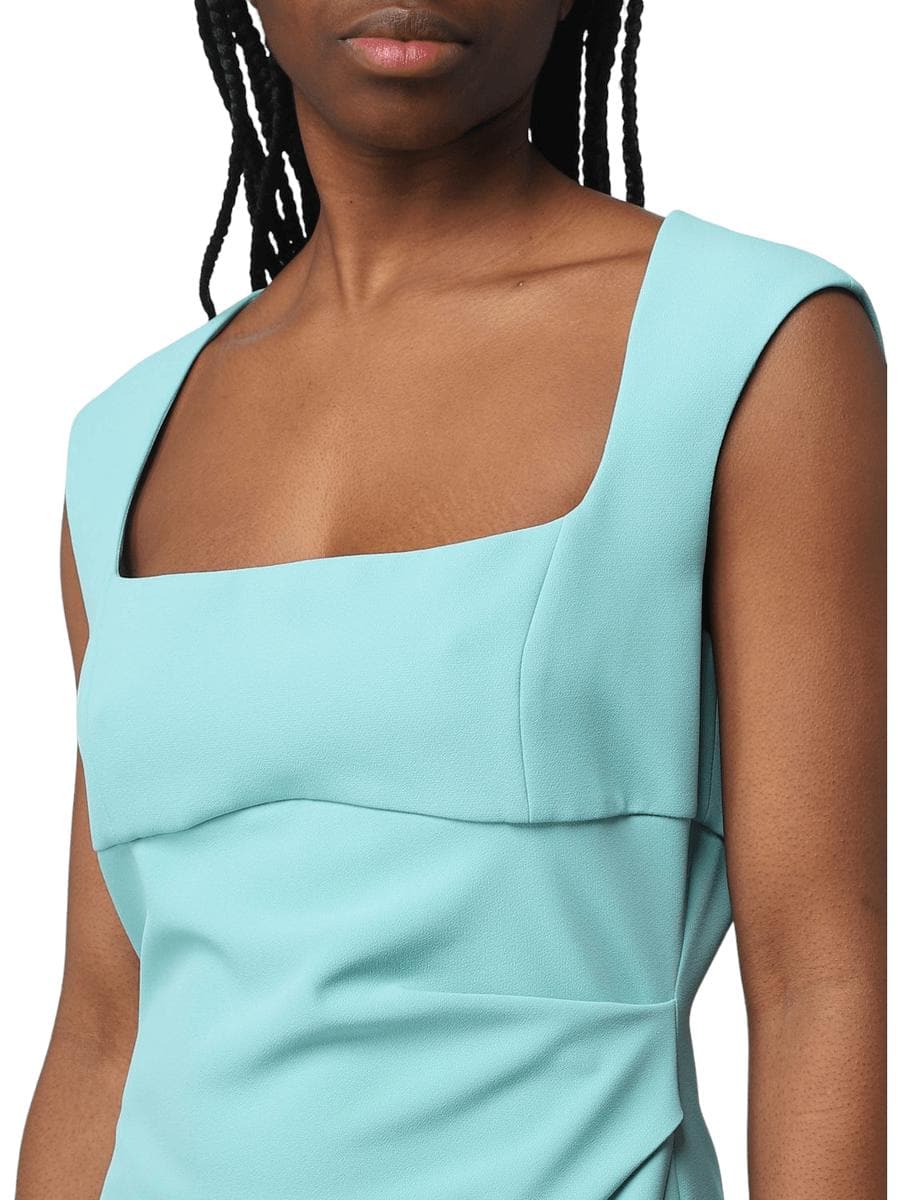 Abito la adela midi con spacco - Vittorio Citro Boutique