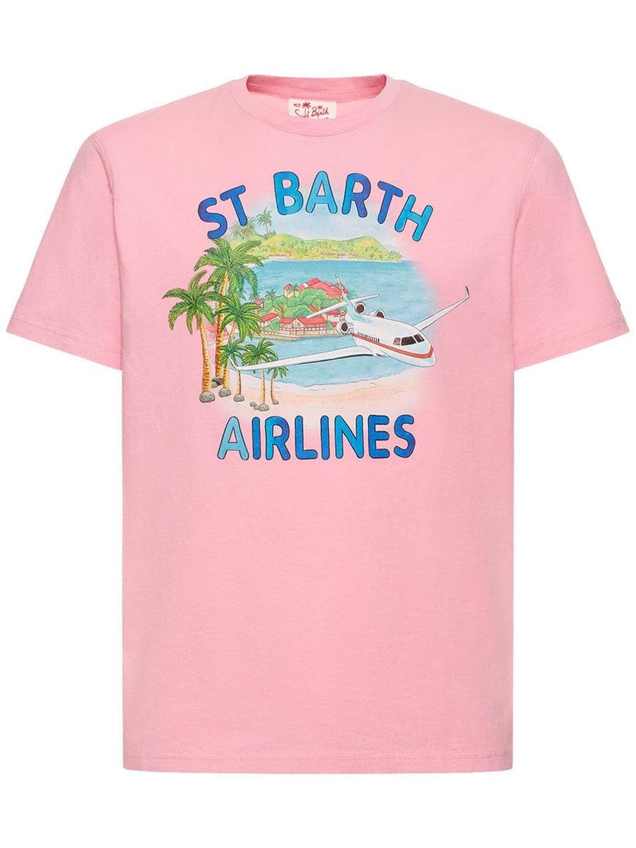 T-shirt in jersey di cotone stampa St. Barth-T-shirt-Mc2 Saint Barth-Vittorio Citro Boutique