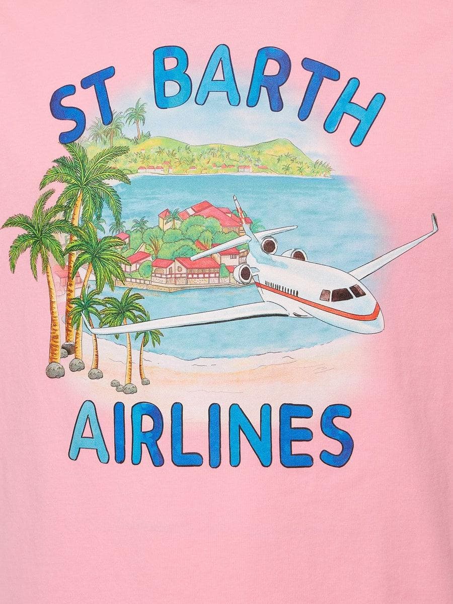 T-shirt in jersey di cotone stampa St. Barth-T-shirt-Mc2 Saint Barth-Vittorio Citro Boutique
