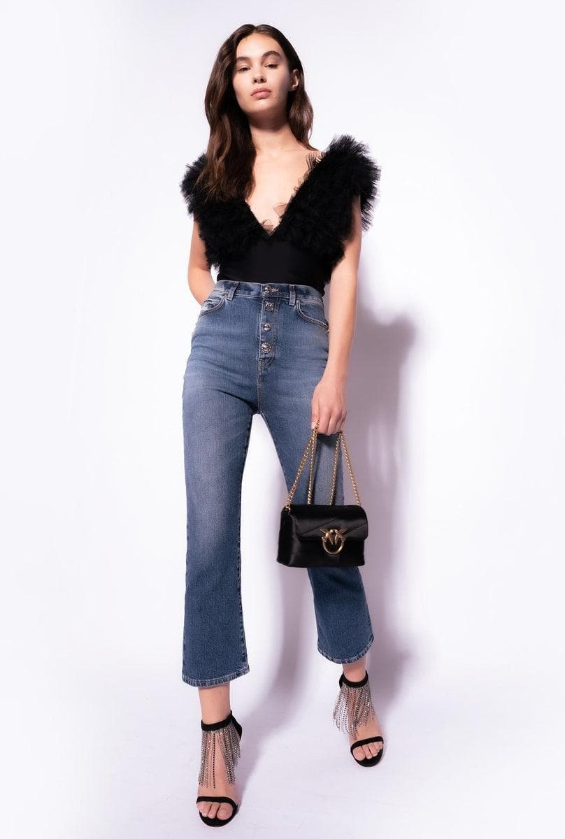 JEANS BELEN BOOTCUT MIX BOTTONI - Vittorio Citro Boutique