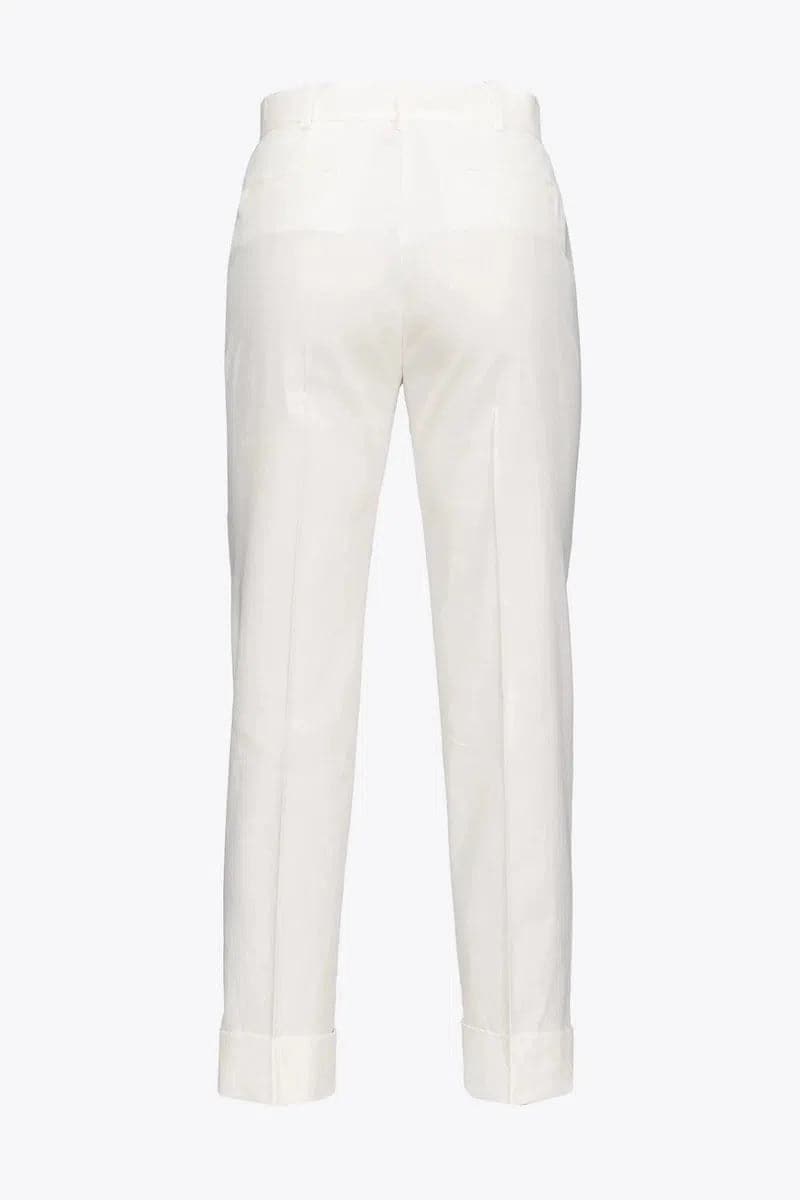 Pantaloni in lino CON CINTURA LOVE BIRDS - Vittorio Citro Boutique