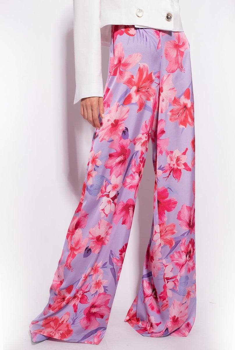 PANTALONI AMPI STAMPA FIORI - Vittorio Citro Boutique