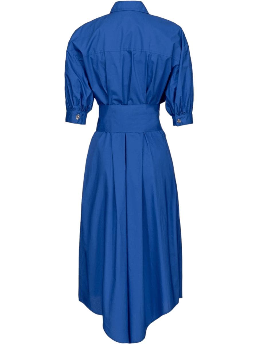 Chemisier in popeline di cotone con fusciacca - Vittorio Citro Boutique