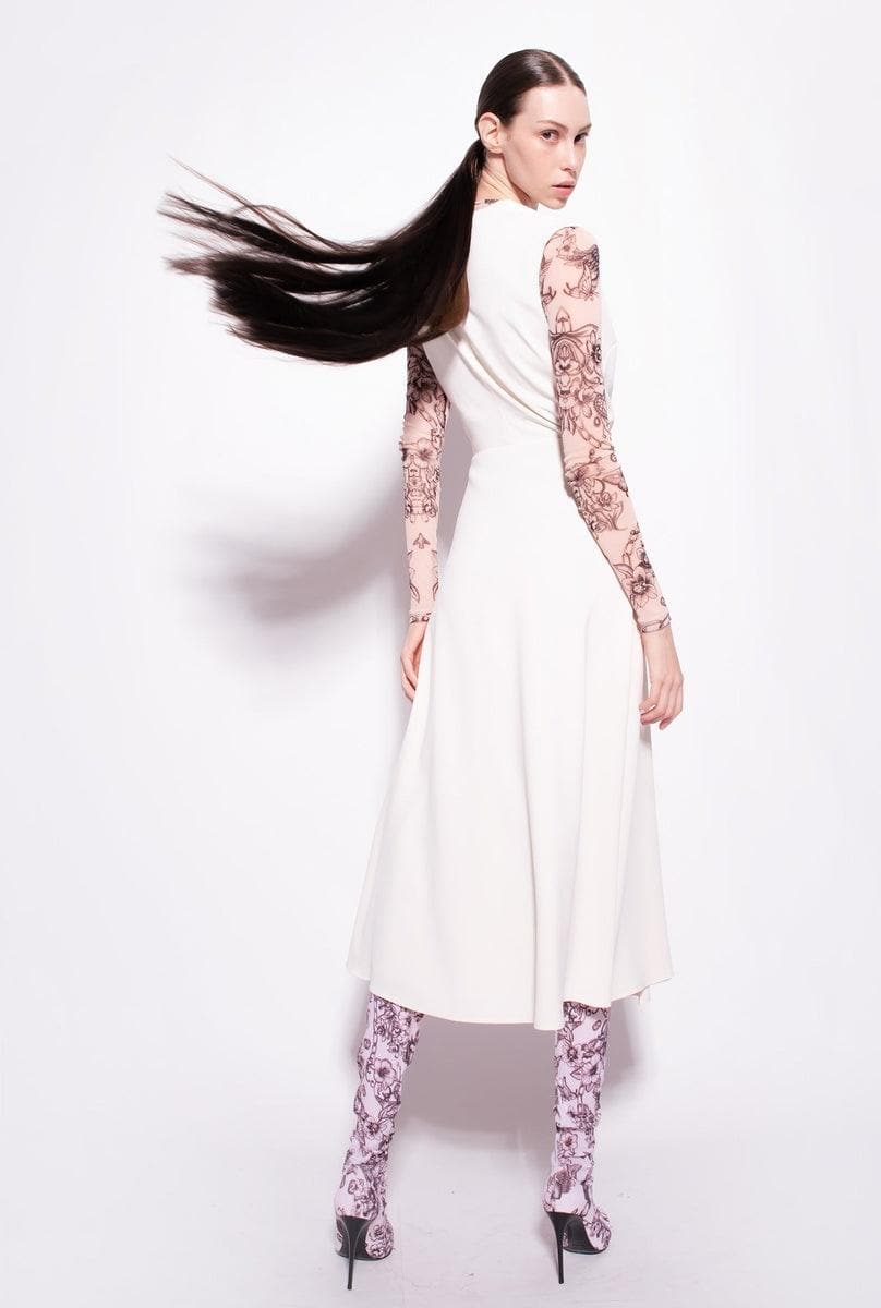 Abito midi crêpe stretch - Vittorio Citro Boutique