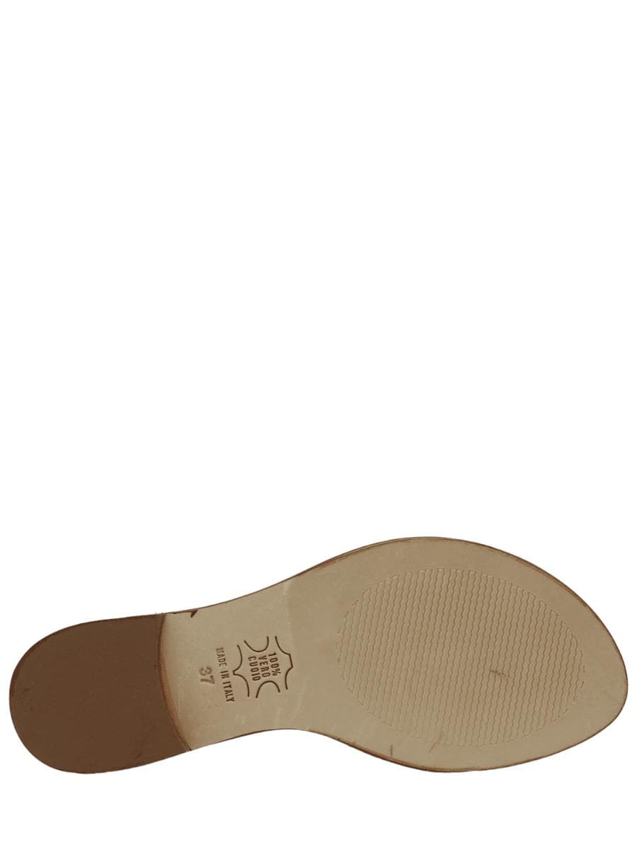 Infradito capri con cristalli in tinta - Vittorio Citro Boutique