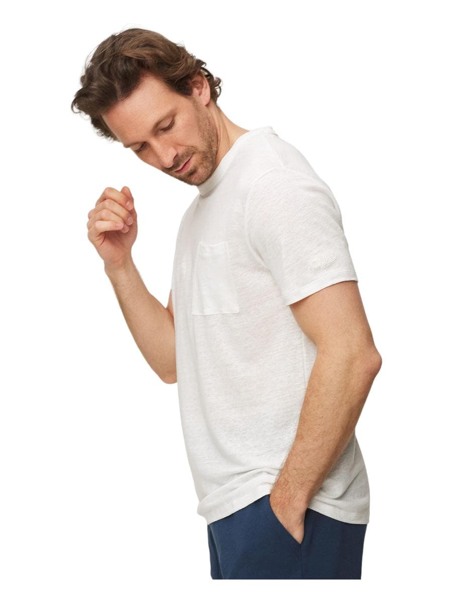 T-shirt in lino-T-shirt-Mc2 Saint Barth-Vittorio Citro Boutique