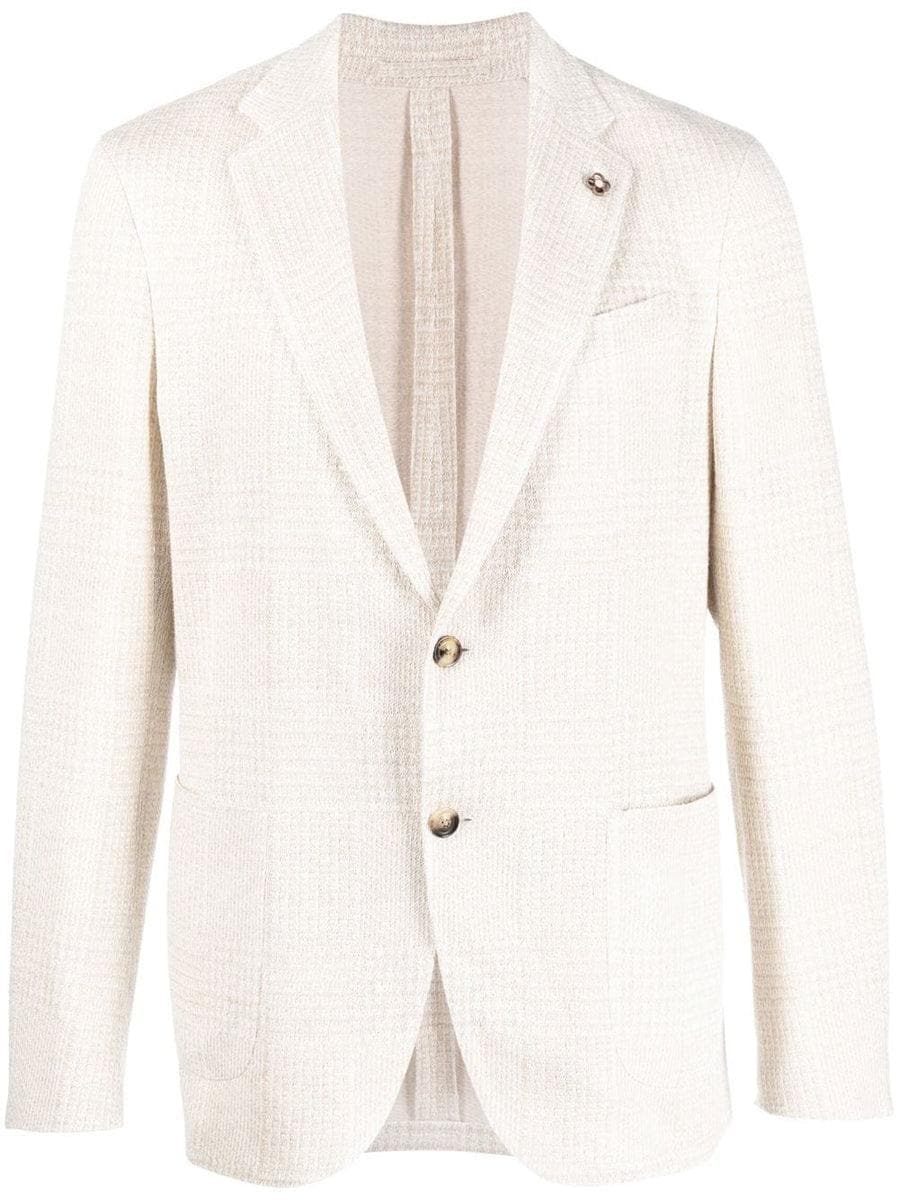 Blazer monopetto a quadri - Vittorio Citro Boutique