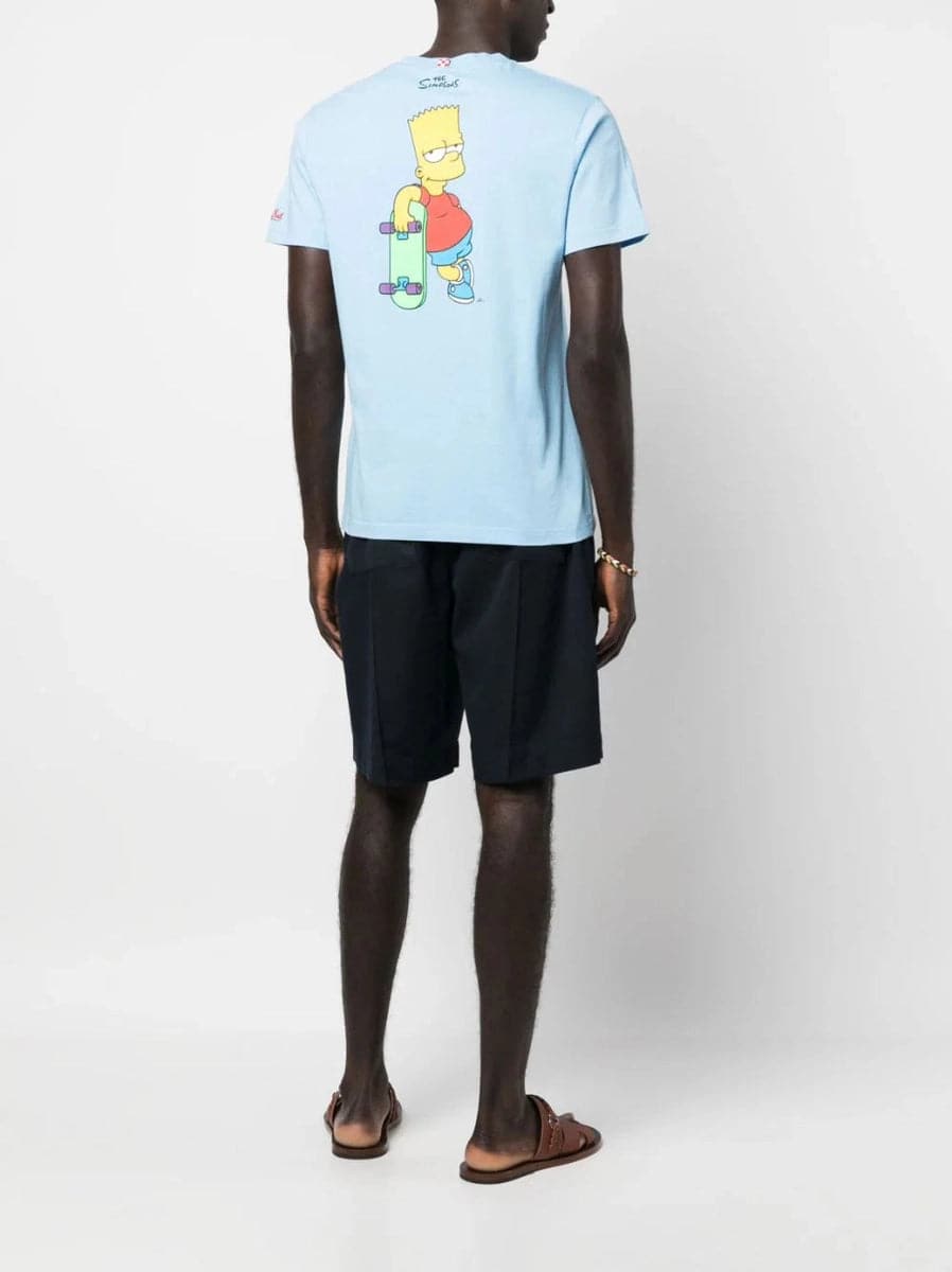 T-shirt Simpson St. Barth Skater-T-shirt-Mc2 Saint Barth-Vittorio Citro Boutique