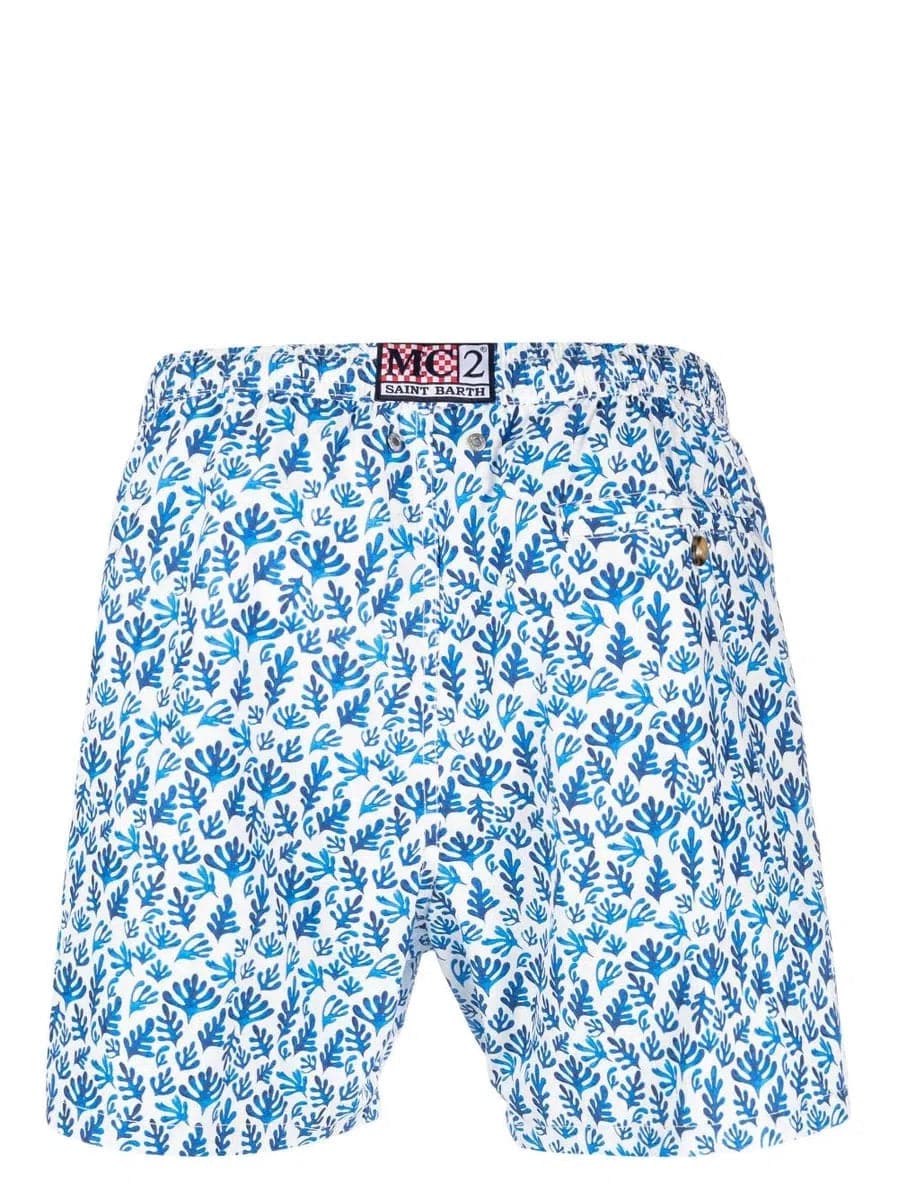 pantaloncini da bagno con stampa grafica-Costumi da bagno-Mc2 Saint Barth-Vittorio Citro Boutique