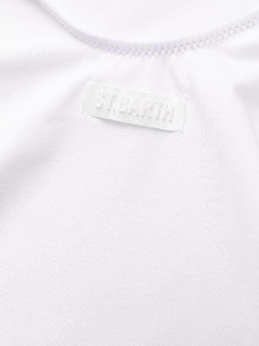 Costume da bagno con logo impreziosito da strass-Costumi da bagno-Mc2 Saint Barth-Vittorio Citro Boutique