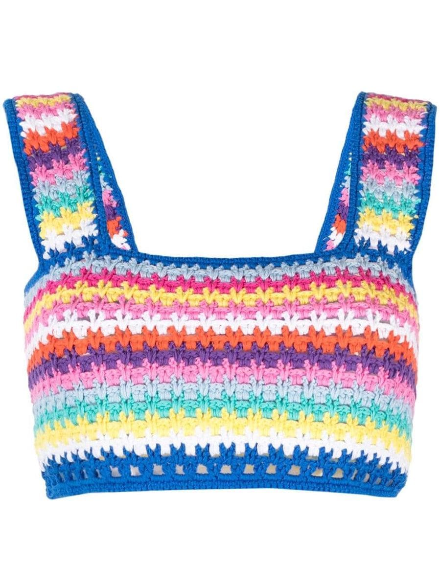 TOP HALIMA CROCHET MULTICOLOR-Top-Mc2 Saint Barth-Vittorio Citro Boutique