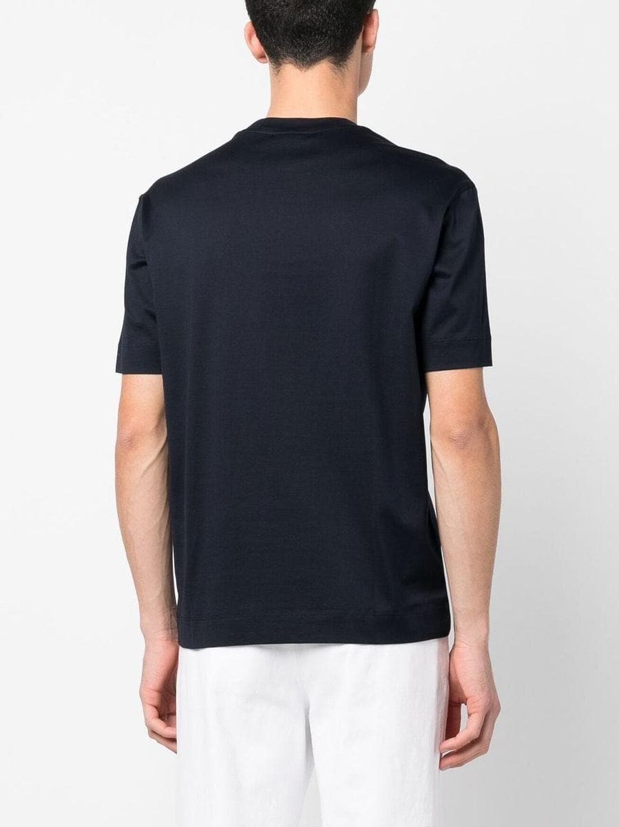 T-shirt in cotone logo ricamato - Vittorio Citro Boutique